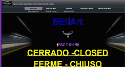 Desktop Screenshot of bellart.es