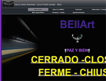 Tablet Screenshot of bellart.es